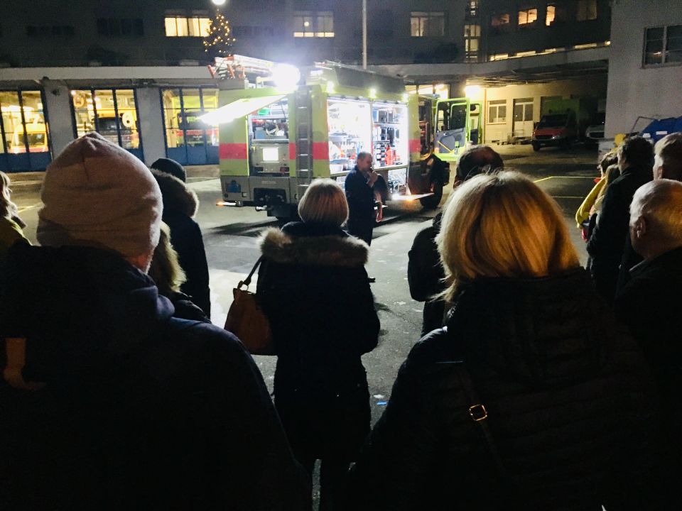 Kurzbesuch bei der Feuerwehr