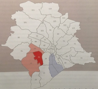 Der Kreis 3 wird gebildet aus Alt-Wiedikon (31), Friesenberg (33) und Sihlfeld (34)