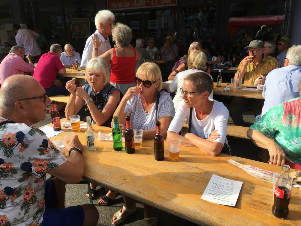 Bekannte Gesichter aus dem Quartier ...