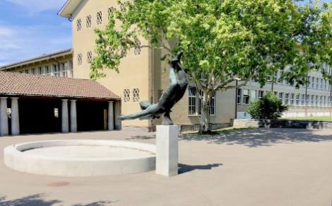 Schulanlage Rebhügel an der Haldenstrasse 70 in Alt-Wiedikon