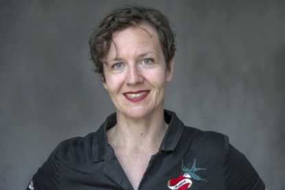Ulrike Ulrich, schweizerisch-deutsche Schriftstellerin und Wahlwiedikerin (Foto Ute Schendel)