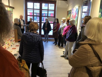 Eröffnung der 41. Wiediker Kunstausstellung am 24. Oktober 2020 im Ortsmuseum