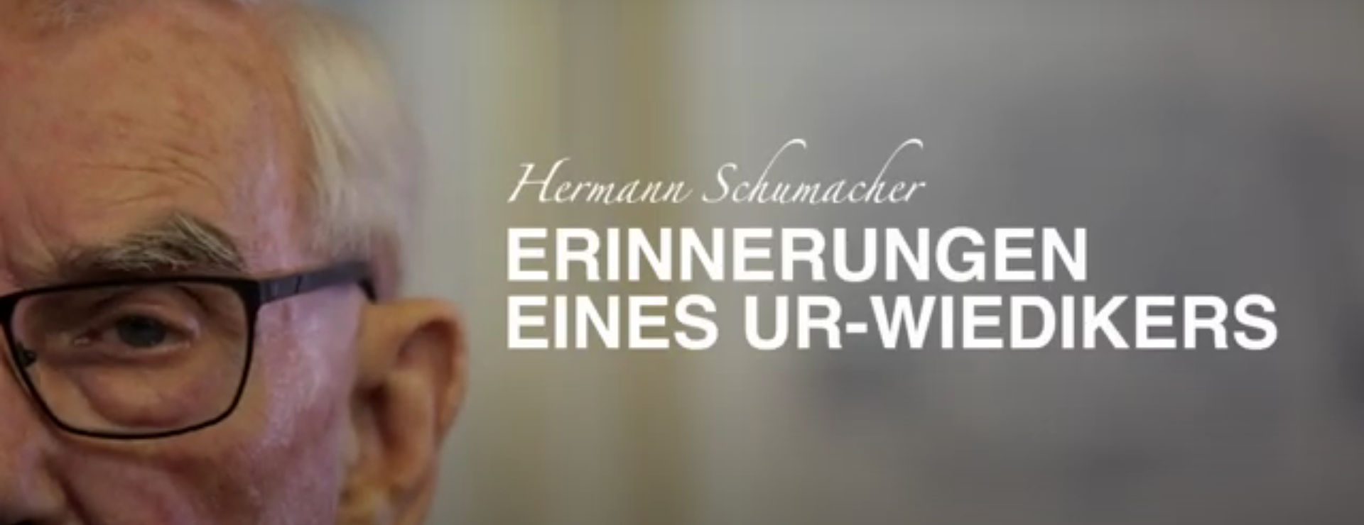 Erinnerungen eines Ur-Wiedikers