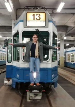 Peter Specker, früherer VBZ-Tramführer, hier im Depot Hard am Escher-Wyss-Platz 