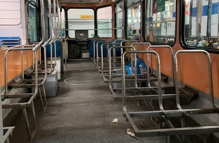 . . . in der VBZ-Zentralwerkstatt am Luggweg in Altstetten (Foto Steven Wilkins)
