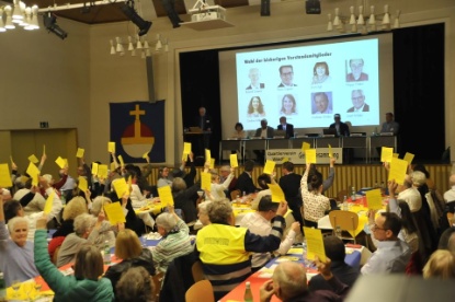 Einstimmige Wahl der bisherigen Vorstandsmitglieder 