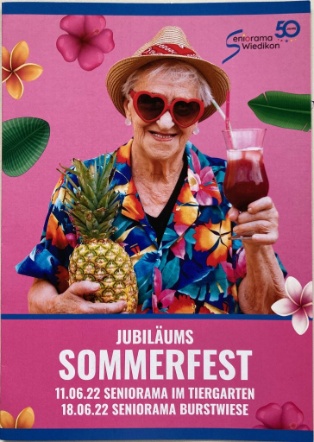 Einladung zum Sommerfest Seniorama Wiedikon