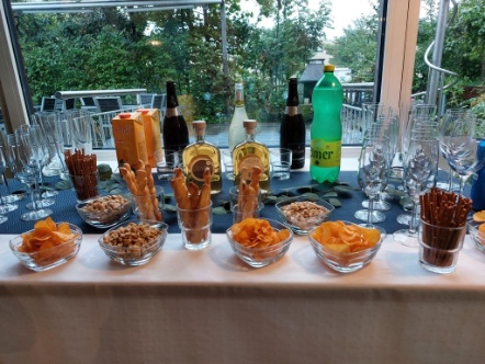 Apéro für die Gäste des Vernetzungsanlasses (alle Fotos: Barbara Naef)