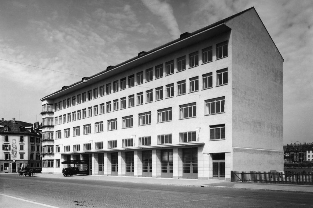 Brandwache an der Manessestrasse, 1937