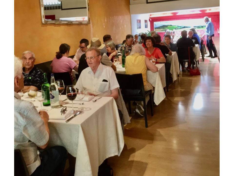 Zum Abschluss ein Mittagessen im Restaurant Bahnhof