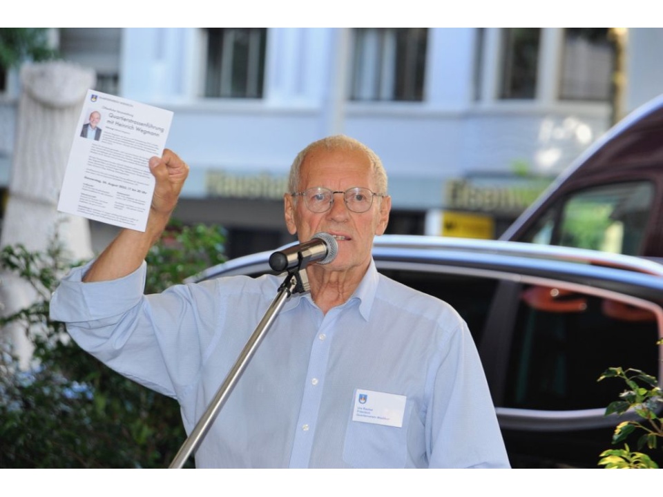 Präsident Urs Rauber wirbt bereits für den nächsten Quartiervereins-Anlass