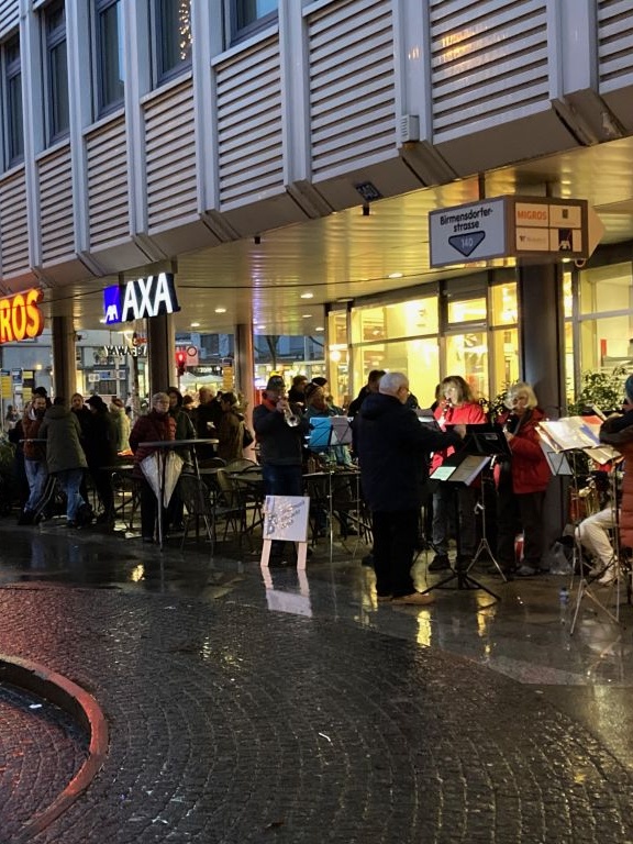 Musik lockt stets Publikum an