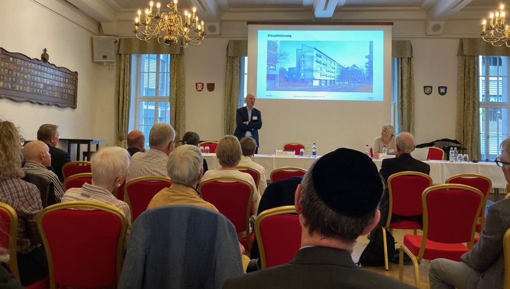 Quartierinformation durch Schutz & Rettung im Falken-Saal vom 8. April 2024