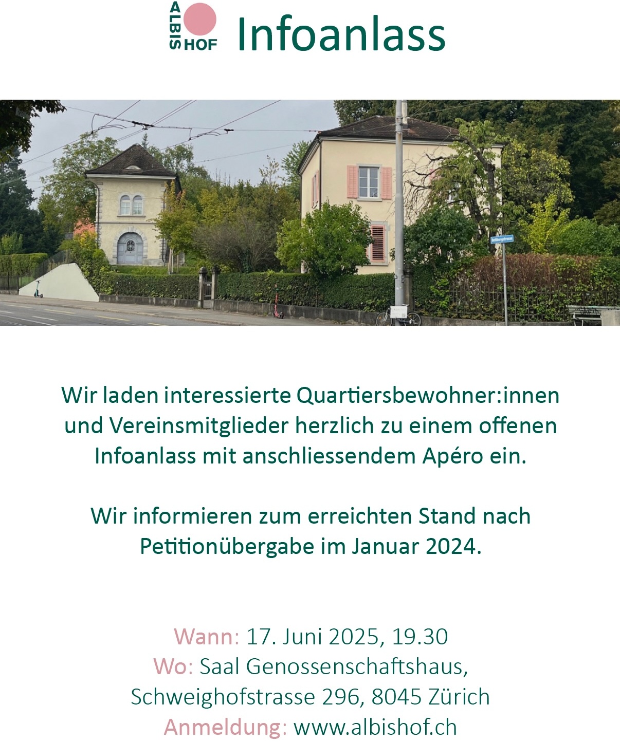 Flyer Infoveranstaltung vom 17. Juni 2025
