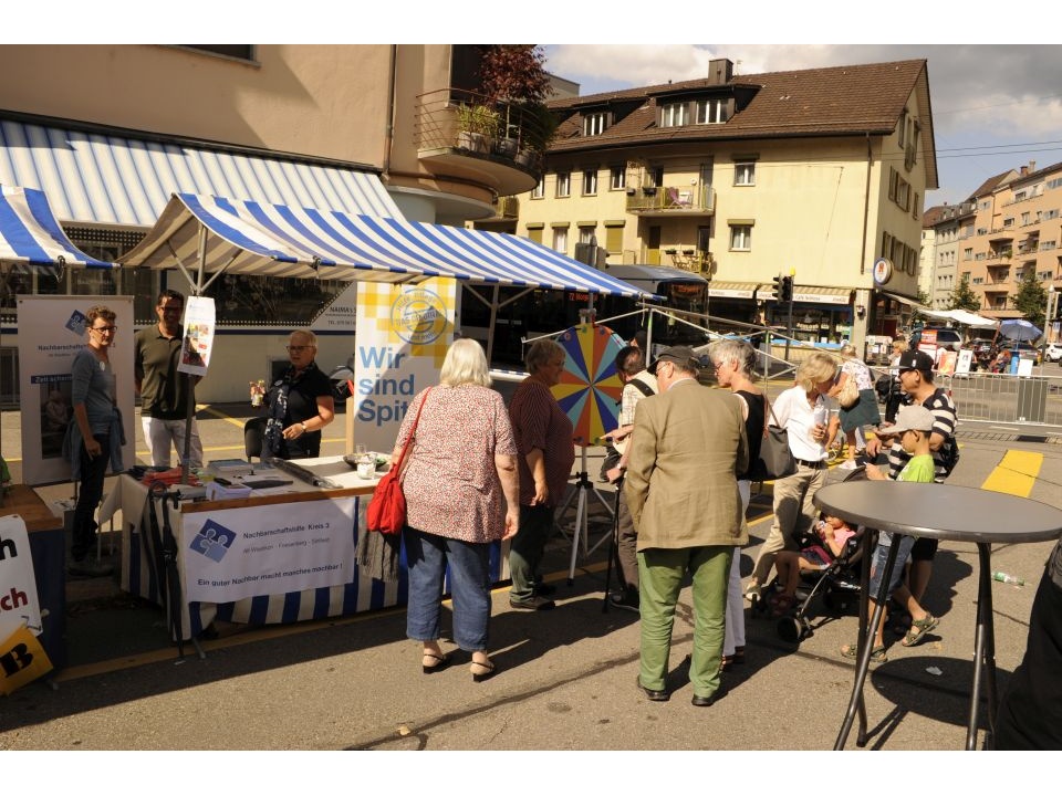 Stand von Nachbarschaftshilfe und Spitex