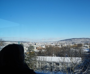 Tolle Aussicht vom neuen Quartierzentrum Friesenberg