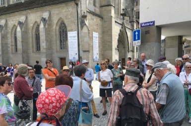 Gut besuchte Stadtführung des Quartiervereins