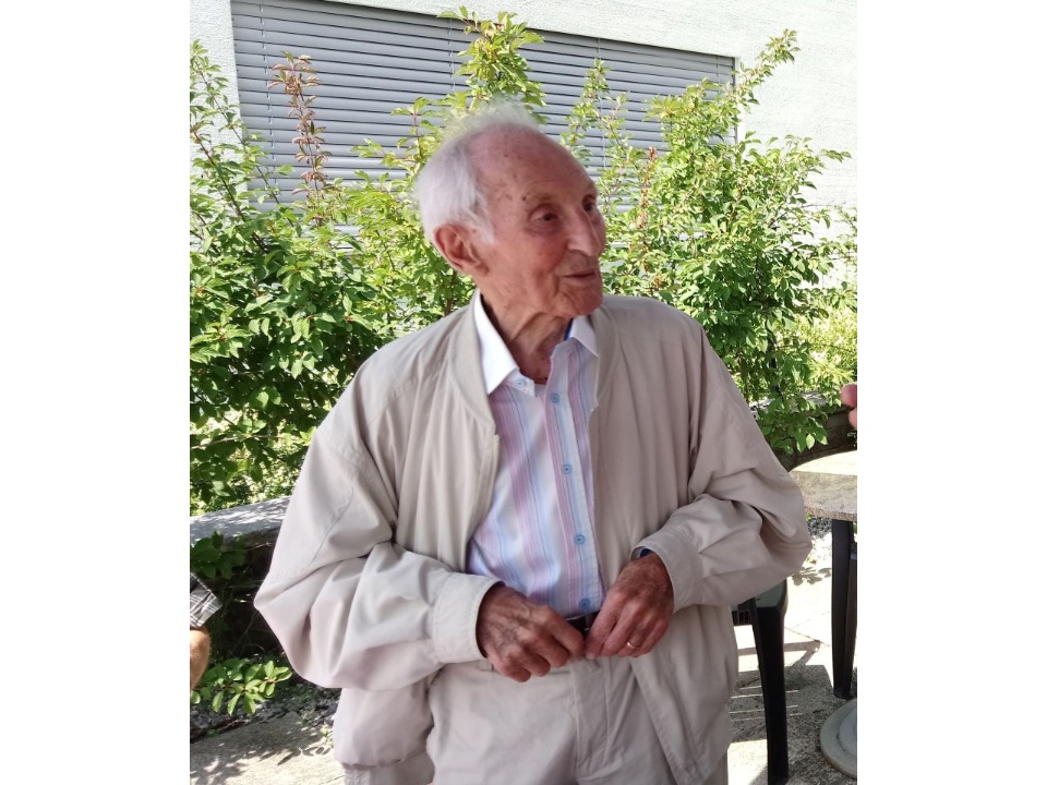 Walter Müller (104), der Schalk sitzt ihm immer noch im Nacken.