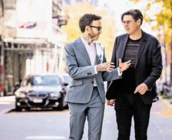 Autor Thomas Meyer (l.) und Regisseur Michael Steiner kennen sich schon lange.